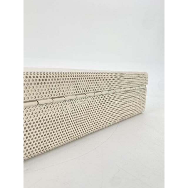 Vintage Italian Briefcase in Perforated Sheet Metal, 1980s For Sale - Image 13 of 18