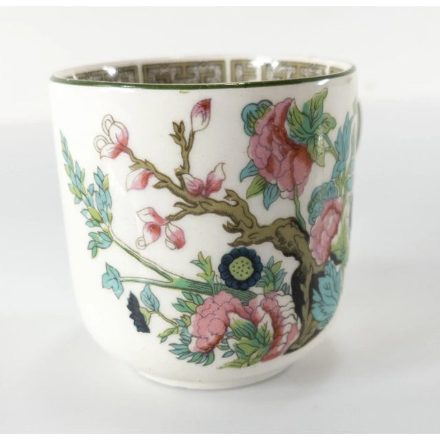 19th Century English Staffordshire Ironstone Aesthetic Cup and Saucer by John Maddock & Sons For Sale In New York - Image 6 of 10