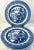 Vintage Churchill China Blue Willow Plates - Set of 3 For Sale In Baltimore - Image 6 of 6
