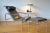 Black Set of Genni Lounge Chair & Ottoman by Gabriele Mucchi for Zanotta, 1980s For Sale - Image 8 of 12