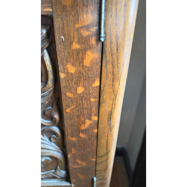 Late 19th/Early 20th Century Victorian Oak Sideboard For Sale - Image 11 of 13