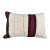 Turkish Hemp Pillow Cushion Natural Beige Red Pillow Cushion Cover 16" x 24" For Sale