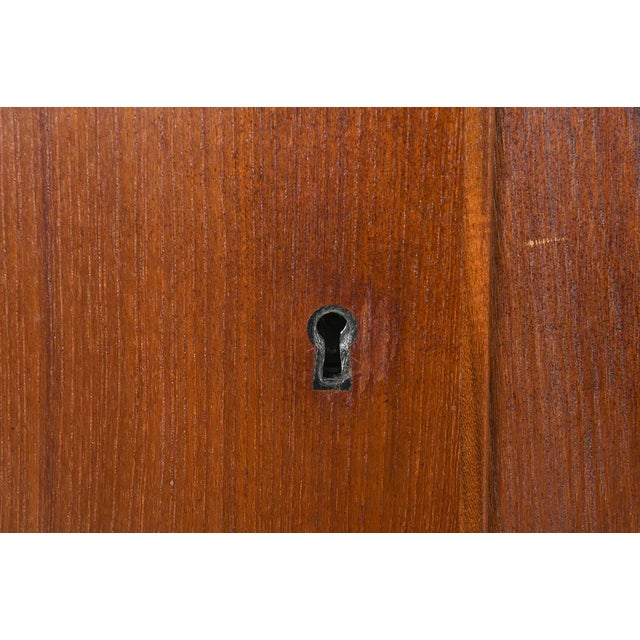 1970s Danish Midcentury Teak Corner Cabinet For Sale - Image 9 of 13