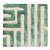 Contemporary Sample Anatolia Maze Rug, Boxwood Green, 12x12 For Sale - Image 3 of 5