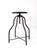 Antique Industrial Adjustable Metal Stool For Sale - Image 4 of 13
