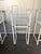 Modernist Italian White Steel Wire Counter Stools, 1970s, Set of 3 For Sale - Image 10 of 13