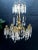 Bronze 19th Century Baltic Bronze with Cut Crystal Chandelier For Sale - Image 8 of 13