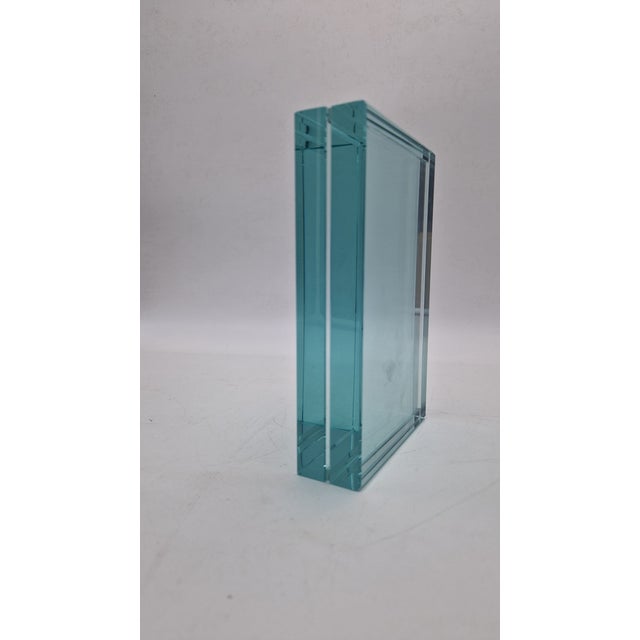 Vintage Photo Frame in Cut Glass from Fontana Arte, 1960s For Sale - Image 10 of 14