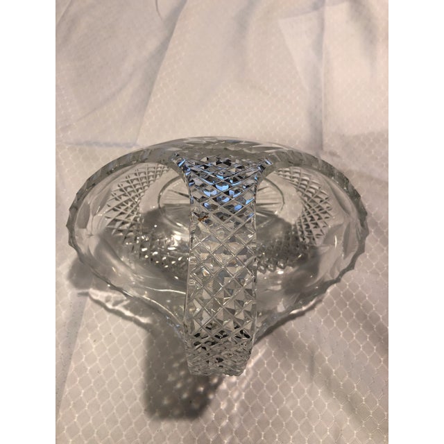Traditional Crystal Fruit Basket For Sale - Image 3 of 5