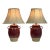 Late 20th Century Rowe Pottery Works Table Lamps - a Pair For Sale