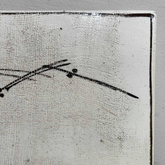 Taisho Oribe-Ware Toban Ceramic Tea Ceremony Tile, Japan, 1920s For Sale - Image 4 of 15