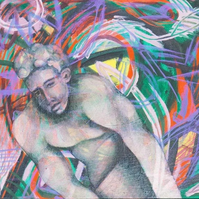 Abstract 'Man in Motion' by Carrie Lederer For Sale - Image 3 of 10