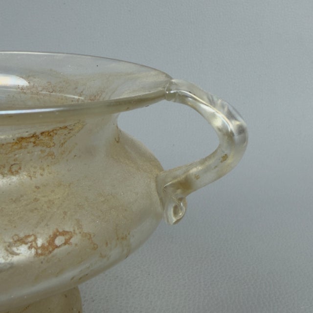 Glass Scavo Vase in Iridescent Murano Glass from Seguso Vetri D'Arte, 1950s For Sale - Image 7 of 11