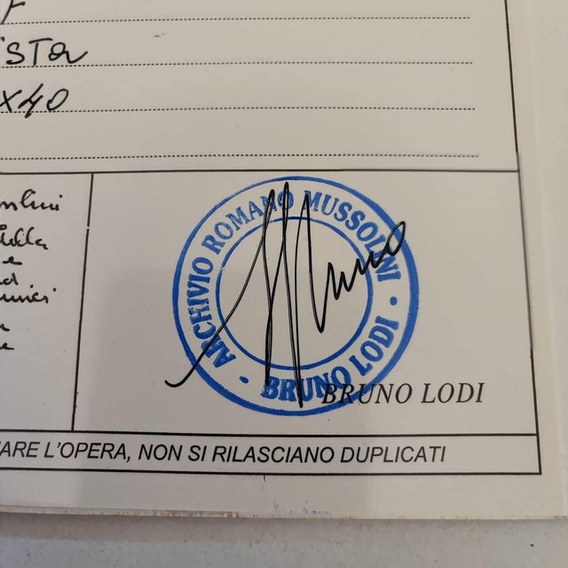 Romano Mussolini, Clown, Mixed Media, Framed For Sale - Image 14 of 15