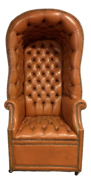 Vintage Porters Chair in Leather