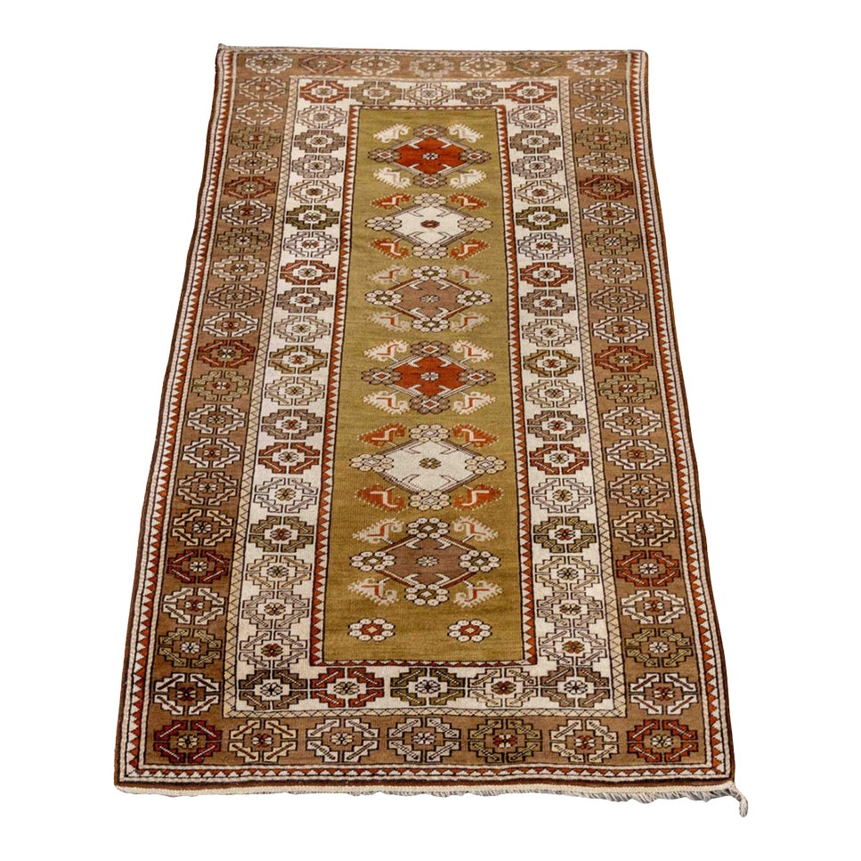 Turkish Eagle Kazak Style Rug, 6' 6.5