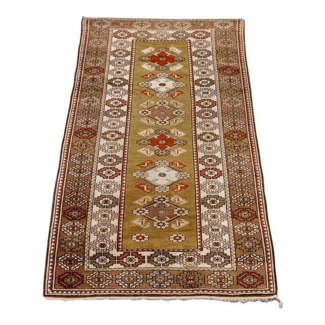 Turkish Eagle Kazak Style Rug, 6' 6.5" X 3' 7.5" For Sale
