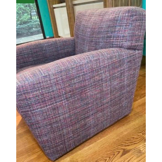 Elevate your space with this ultra-luxury, custom-tailored lounge chair and matching ottoman set handcrafted by the...