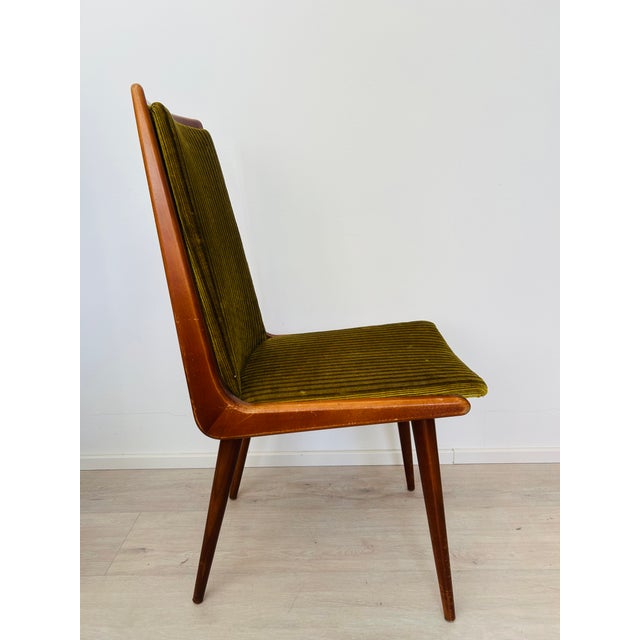 Wood Vintage Dutch Dining Chair, Netherlands, 1970s For Sale - Image 7 of 12