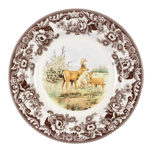 Spode Woodland Mule Deer Dinner Plate