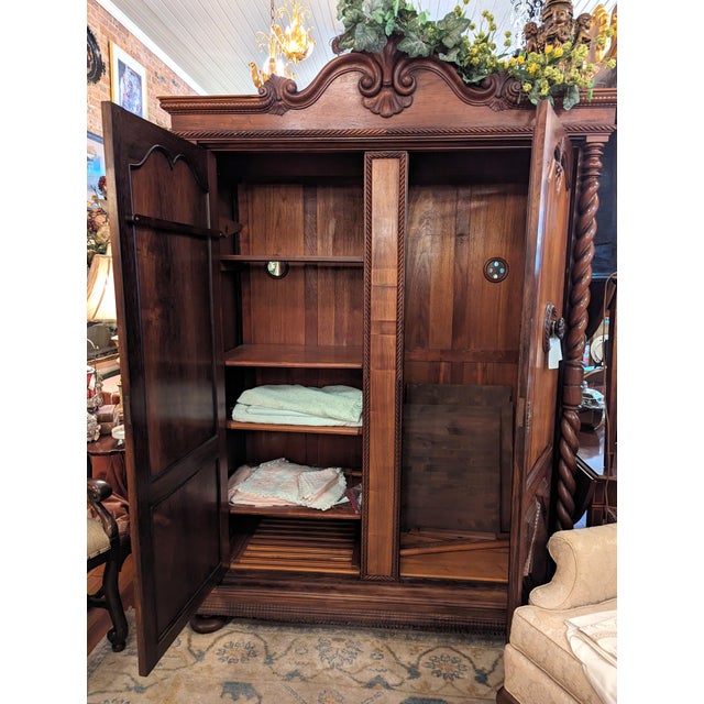 Antique Spanish Armoire For Sale - Image 12 of 12