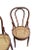 Mid-Century Modern Vintage Wooden Chairs with Vienna Straw Seats from Thonet, 1950s, Set of 2 For Sale - Image 3 of 11