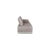 Gray Ramon Leather Two-Seater Gray Sofa from Koinor For Sale - Image 8 of 11