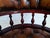 Antique Style Chesterfield Swivel and Tilt Captain's Chair in Brown Buttoned Leather, 1990s For Sale - Image 16 of 18