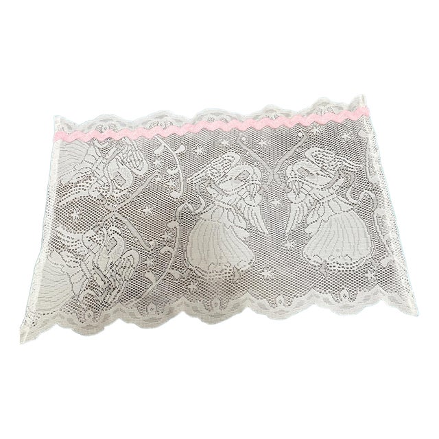 Mini Cherub Angel Table Runner Handmade Upcycled For Sale