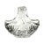 A finely hand-cut Bohemian crystal bride's basket produced in the Czech Republic during the mid-20th century. Executed in...