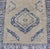 Turkish Oushak Gallery Rug in Blue and Cream With Geometric Design 4'6 X 12'6 For Sale - Image 10 of 12