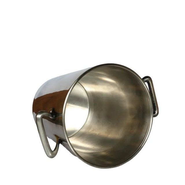 Art Deco Ice Bucket in Silver Metal by Arthur Krupp, 1930 For Sale - Image 3 of 6