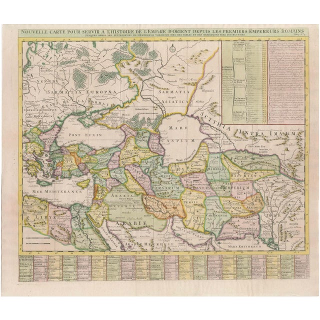 Map of the Eastern Roman Empire by Henri Chatelain, 1719 For Sale - Image 6 of 6