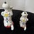 Vintage Herend Hungary Hand-Painted Porcelain Kneeling Mandarin Salt Cellars - Set of 2 In For Sale In Providence - Image 6 of 9
