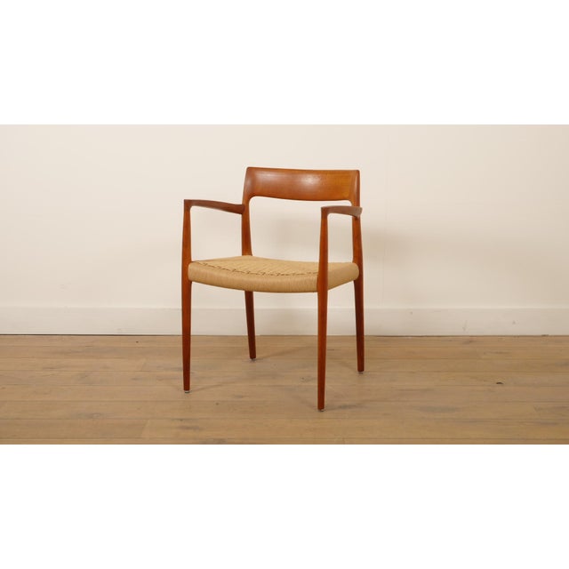 Vintage Teak Model 57 Dining Chair by Niels Otto Moller for J.L. Møllers, 1960s For Sale - Image 13 of 13