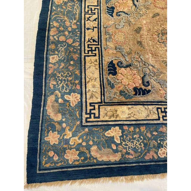 Antique Chinese Rugs, as opposed to most of the antique rug productions, were woven almost exclusively for internal...