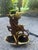 Ceramic VTG MCM Phil Mar 1950s Leaping Deer Tv Lamp Planter For Sale - Image 7 of 7