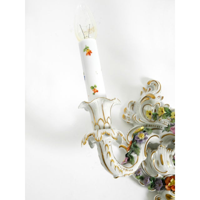 Mid-Century Modern Porcelain Wall Lamps, 1950s, Set of 2 For Sale - Image 14 of 18