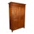 Antique 19th Century French Faux Bamboo Pine Armoire Wardrobe Cupboard 1880 For Sale