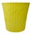 1970s 1970's Bai Yellow Faux Bamboo 4pc Bathroom Set Wastebasket Tissue Box Cover Soap For Sale - Image 5 of 18