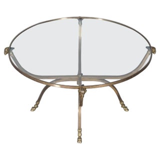 Rams Head Hoof Coffee Table from Maison Jansen, 1950s For Sale