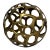 Z Gallerie Gold Metal Sphere For Sale