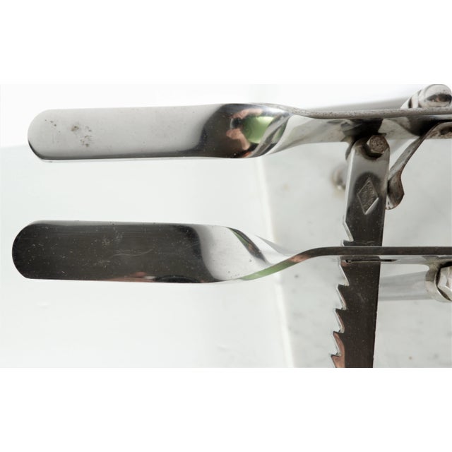 Vintage 1970s Marble and Chrome Meat Holder For Sale In San Francisco - Image 6 of 10