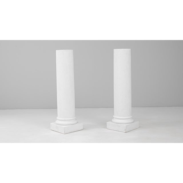 20th Century French Plaster Columns - A Pair For Sale - Image 11 of 18