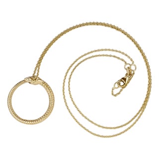 Ouroboros Pendant by Anjalé For Sale