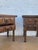 Brown Mid-Century Spanish Rustic Wood Bedside Tables, 1940s, Set of 2 For Sale - Image 8 of 12