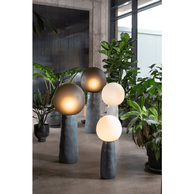 Ceramic Medium Kokeshi Lamp from Pulpo For Sale - Image 7 of 8