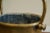 1940s Art Deco Basket with Handle in Patinated Brass Early 20th Century, 1940s For Sale - Image 5 of 8