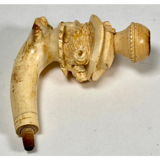 Victorian Meerschaum Lady Portrait Pipe For Sale - Image 10 of 13
