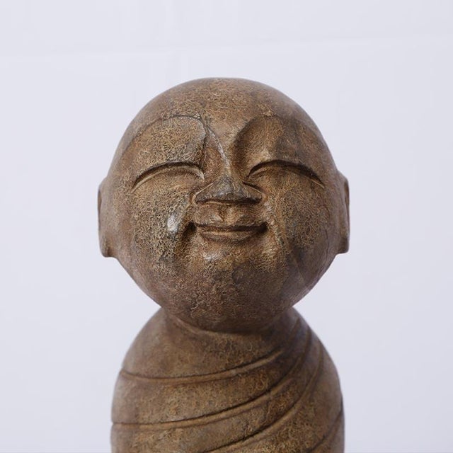 Bluestone Monk Candle Stand For Sale In Philadelphia - Image 6 of 8